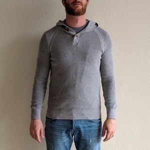 Banana Republic Gray Pullover Hoodie
